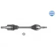 Arbre de transmission avant gauche MEYLE [714 498 0032]