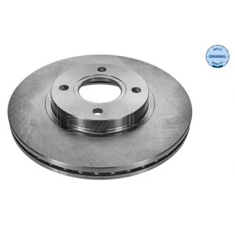 Jeu de 2 disques de frein avant MEYLE 715 521 0032