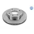 Jeu de 2 disques de frein avant MEYLE [715 521 7006]