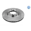 Jeu de 2 disques de frein avant MEYLE [715 521 7016]