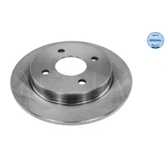 Jeu de 2 disques de frein arrière MEYLE OEM 7204066