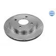 MEYLE 715 523 0018 - Jeu de 2 disques de frein arrière