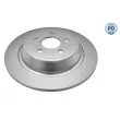 Jeu de 2 disques de frein arrière MEYLE [715 523 0031/PD]