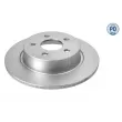 MEYLE 715 523 0039/PD - Jeu de 2 disques de frein arrière