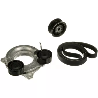 Jeu de courroies trapézoïdales à nervures GATES K016PK1282EST pour NISSAN QASHQAI 1.3 DIG-T - 158cv