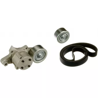 Jeu de courroies trapézoïdales à nervures GATES K027PK2053 pour TOYOTA HILUX 2.4 D - 150cv