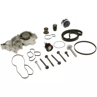 Pompe à eau + kit de courroie crantée GATES KP7TH15680XS-1 pour VOLKSWAGEN GOLF 1.4 TSI - 122cv