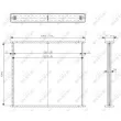 NRF 23475 - Faisceau de radiateur, refroidissement du moteur