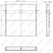 NRF 27672 - Faisceau de radiateur, refroidissement du moteur