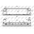 NRF 30482 - Intercooler, échangeur