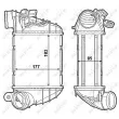 NRF 30799 - Intercooler, échangeur