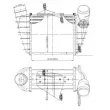 NRF 309073 - Intercooler, échangeur