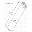 NRF 33284 - Filtre déshydratant, climatisation