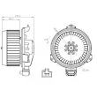 NRF 34268 - Pulseur d'air habitacle