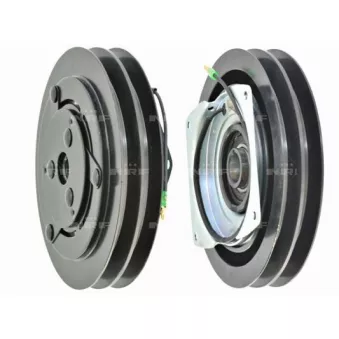 Embrayage magnétique, pour compresseurs de climatisation NRF 380184 pour LANCIA DELTA 1.8 i 16V GT - 131cv