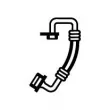Conduite à haute/basse pression, climatisation NRF [400051]