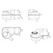 NRF 454038 - Vase d'expansion, liquide de refroidissement