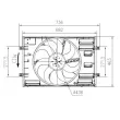 NRF 47916 - Ventilateur, refroidissement du moteur