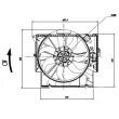 NRF 47923 - Ventilateur, refroidissement du moteur