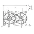 NRF 47942 - Ventilateur, refroidissement du moteur