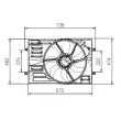 NRF 47950 - Ventilateur, refroidissement du moteur