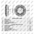 NRF 49013 - Embrayage, ventilateur de radiateur