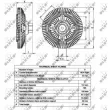 NRF 49518 - Embrayage, ventilateur de radiateur