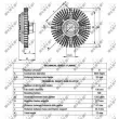 NRF 49521 - Embrayage, ventilateur de radiateur