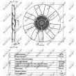 NRF 49543 - Embrayage, ventilateur de radiateur