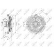 NRF 49595 - Embrayage, ventilateur de radiateur