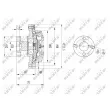 NRF 49609 - Embrayage, ventilateur de radiateur