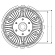 NRF 49783 - Embrayage, ventilateur de radiateur