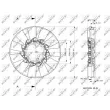 NRF 49825 - Roue du souffleur, refroidissementdu moteur