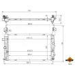 NRF 50038 - Radiateur, refroidissement du moteur