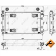 NRF 50232 - Radiateur, refroidissement du moteur