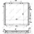 NRF 507359 - Radiateur, refroidissement du moteur