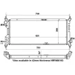 NRF 507522 - Radiateur, refroidissement du moteur
