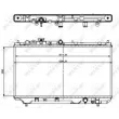 NRF 509512 - Radiateur, refroidissement du moteur