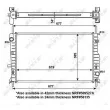 NRF 509527 - Radiateur, refroidissement du moteur