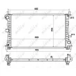 NRF 509638 - Radiateur, refroidissement du moteur