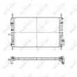 NRF 509641 - Radiateur, refroidissement du moteur