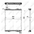 NRF 509743 - Radiateur, refroidissement du moteur