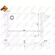 NRF 513508 - Radiateur, refroidissement du moteur