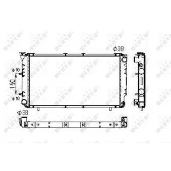 NRF 516671 - Radiateur, refroidissement du moteur