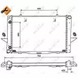 NRF 519509 - Radiateur, refroidissement du moteur