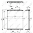 NRF 519563 - Radiateur, refroidissement du moteur