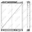 NRF 519578 - Radiateur, refroidissement du moteur