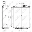 NRF 519908 - Radiateur, refroidissement du moteur