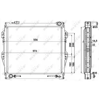 NRF 52091 - Radiateur, refroidissement du moteur