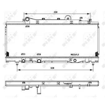 NRF 53202 - Radiateur, refroidissement du moteur